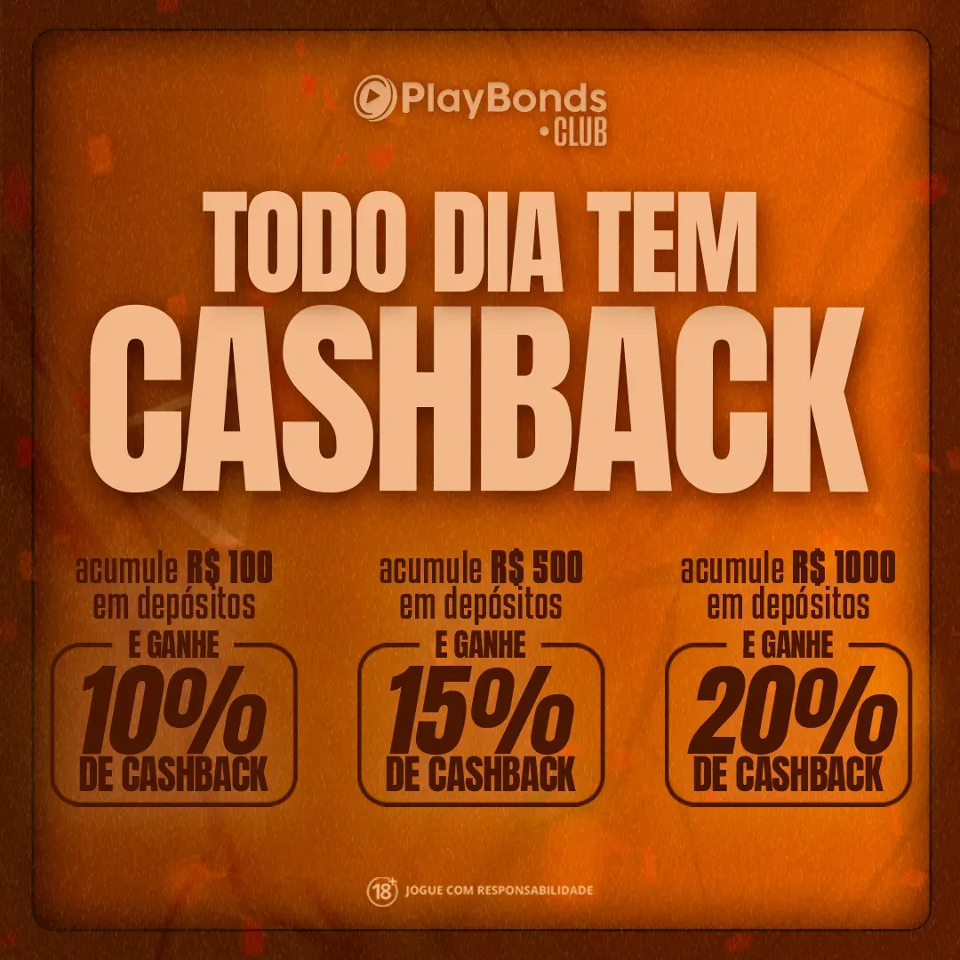 TODO DIA TEM CASHBACK!